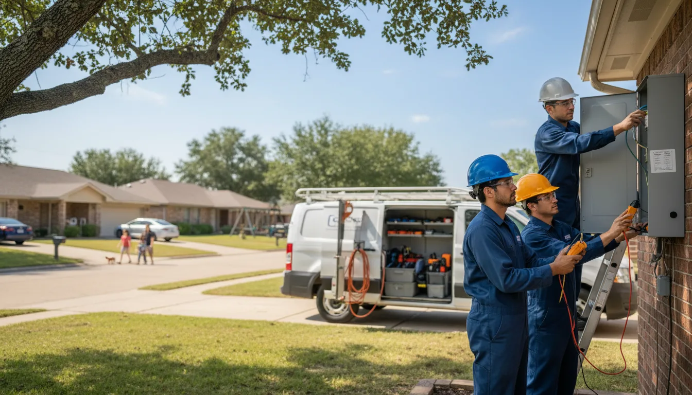 Certified electrician providing emergency electrical services in Cardington, OH